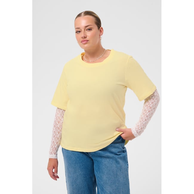 T-shirt à manches longues - KAFFE CURVE
