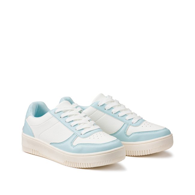 Zapatillas deportivas bicolores blanco <span itemprop=