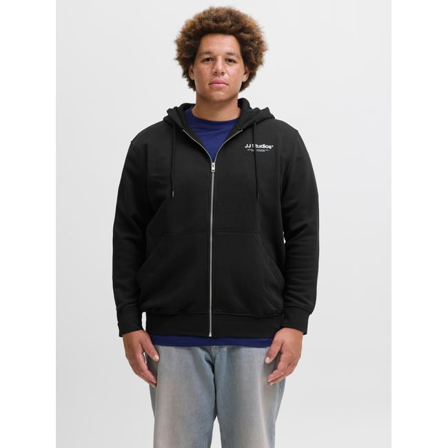 Sweat À Capuche Zippé black 1 <span itemprop=