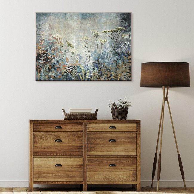 122x88cm Wonderland Framed Print, green, SO'HOME