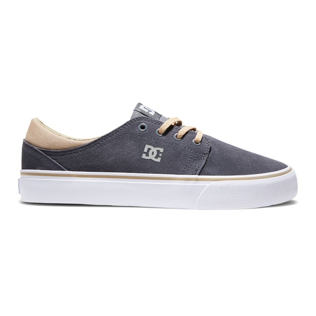 Chaussures en suède TRASE. gris dark grey/white <span itemprop=