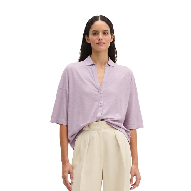 Blouse en jersey regular avec LENZING™ ECOVERO™ - MARC O'POLO