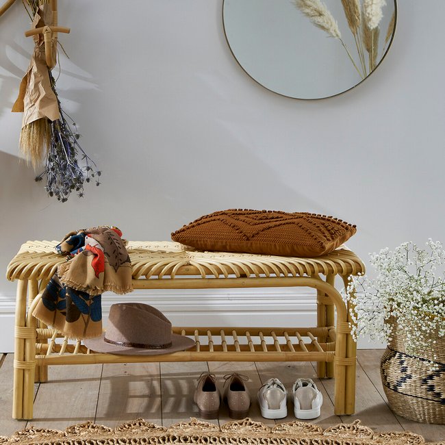 Malu Rattan Bench, natural, LA REDOUTE INTERIEURS