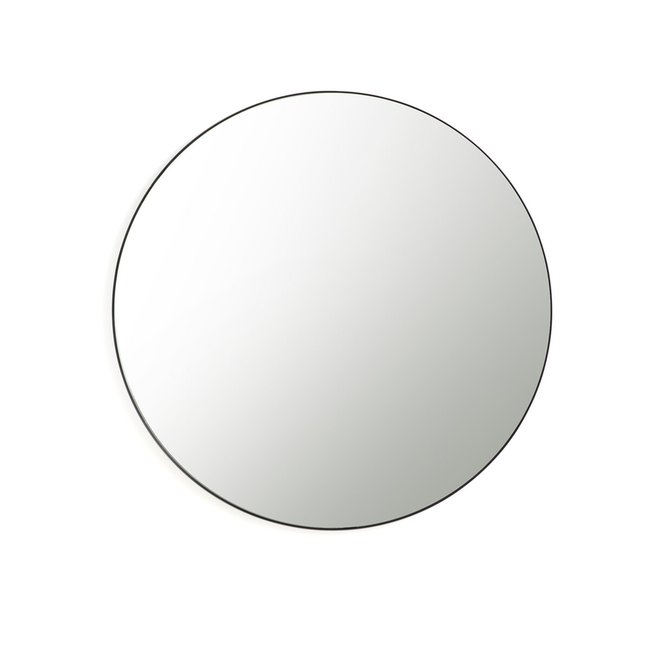 Miroir rond en métal acier Ø120 cm, Iodus noir LA REDOUTE INTERIEURS