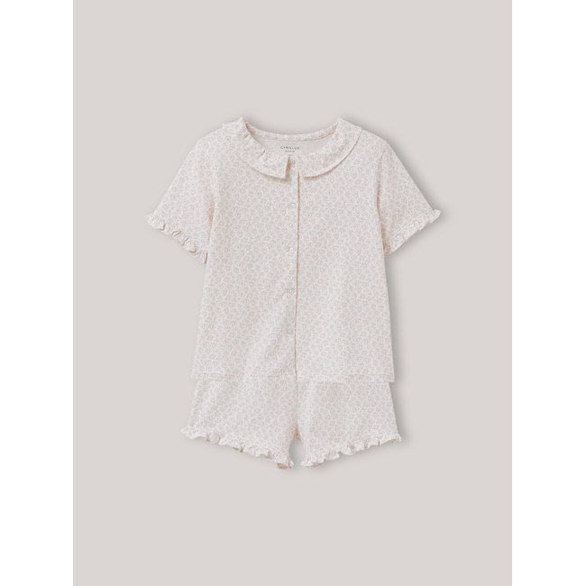 Pyjashort en jersey - imprimé Lisa en coton biologique imprimé lisa <span itemprop=