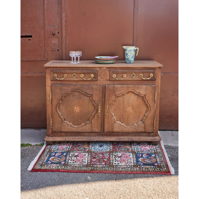 Buffet en bois Gilbert N°1631 - Bon état Couleur bois foncé <span itemprop=