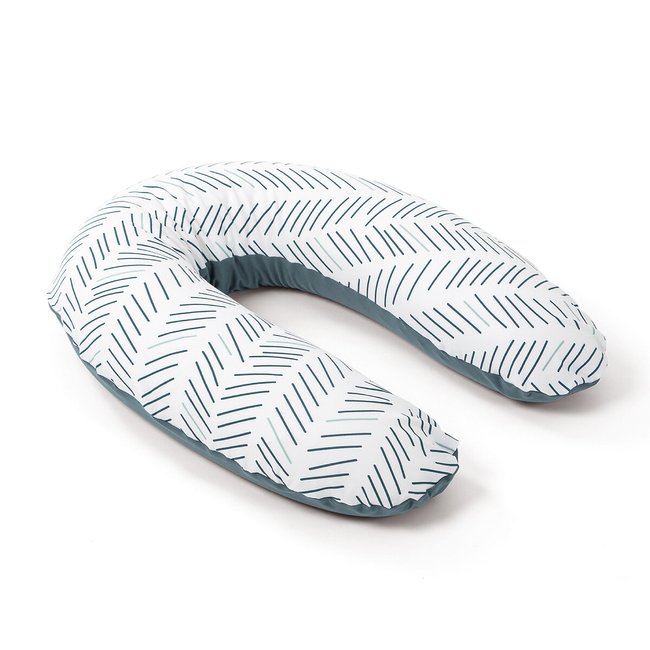 Coussin de maternité et d'allaitement doomoo gris foncé <span itemprop=