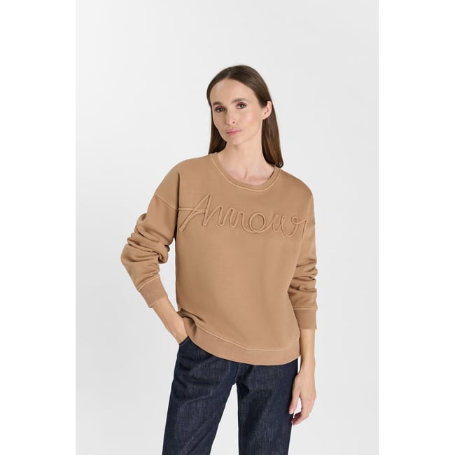 Sweat-Shirt LACET camel <span itemprop=