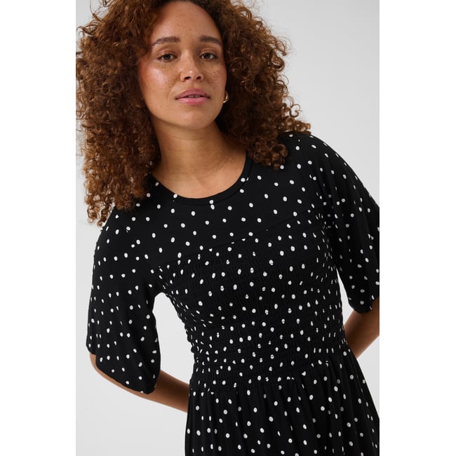 Robe noir black deep/chalk dot <span itemprop=