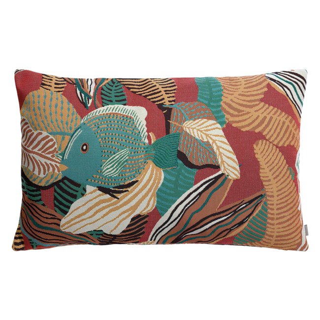 Coussin Dori outdoor papaye <span itemprop=