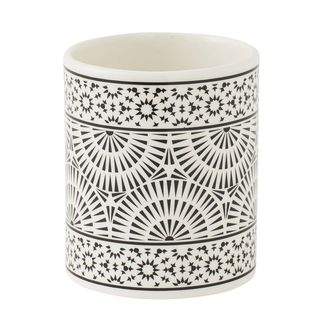Porte brosse à dents ethnique en porcelaine TRIBU Couleur v002227 <span itemprop=
