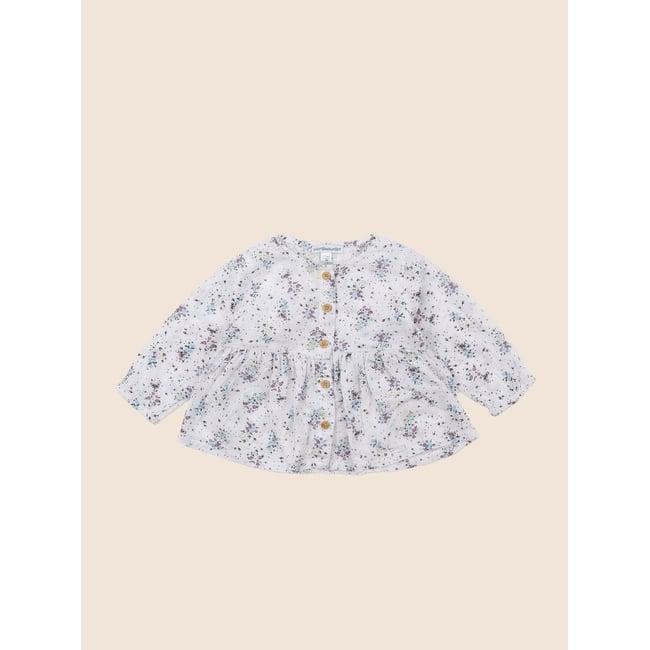 Blouse - Bon état multicolore <span itemprop=