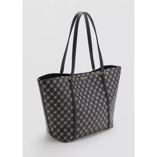 Sac cabas imprimé logo - MANGO