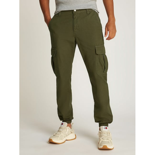 Pantaloni cargo Ryan verde kaki TOMMY JEANS