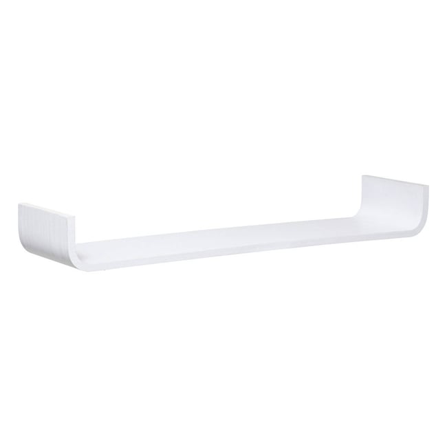 Étagère murale courbée FIXY Couleur blanc <span itemprop=