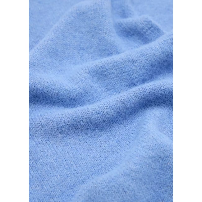 Écharpe en maille unie bleu ciel <span itemprop=