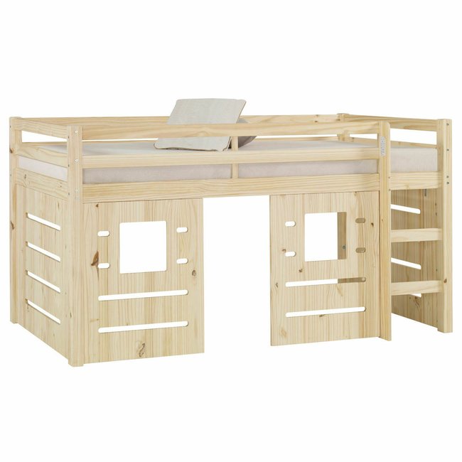 Pack lit mi-hauteur avec matelas Bois massif  ALMA - AKITEN RETAIL