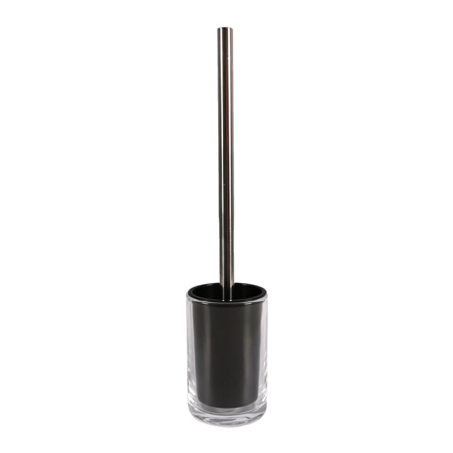 Brosse WC avec pot en verre, STUDIO Couleur transparent <span itemprop=