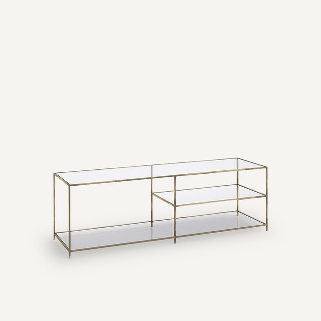 Mueble para TV Sybil latón envejecido <span itemprop=