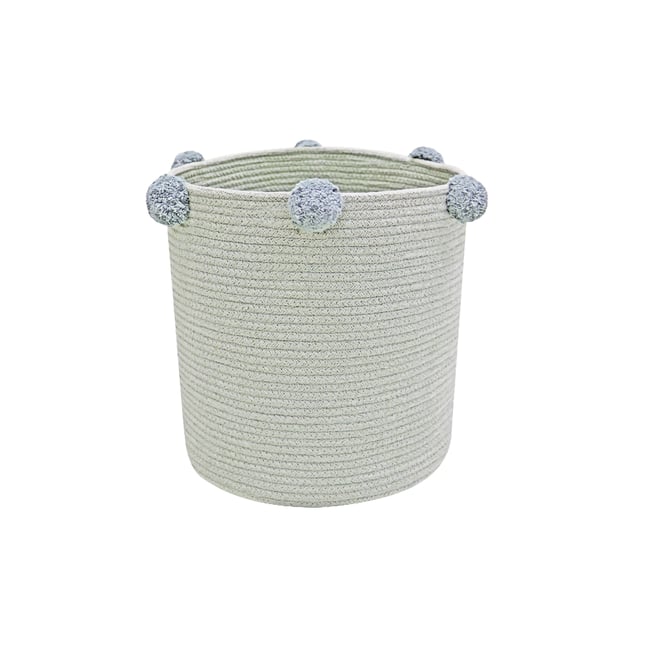 Panier pétillant EXCLUSIVE ONLINE Couleur sauge bleue, bleu vintage <span itemprop=