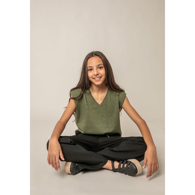 Pull sans manches fille MIRIA - DEELUXE