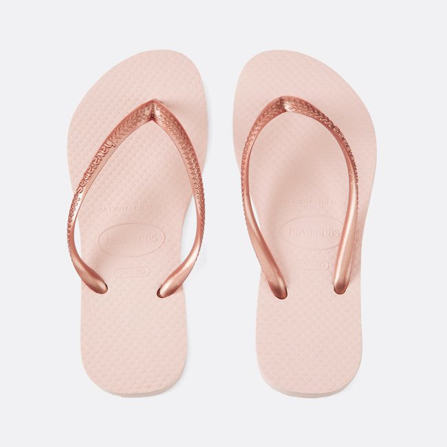 Sandalias Slim rosa dorado <span itemprop=