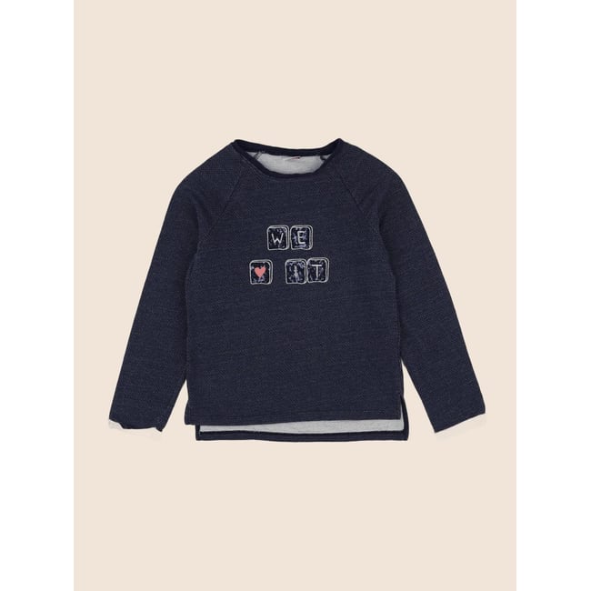 Sweat - Très bon état bleu <span itemprop=