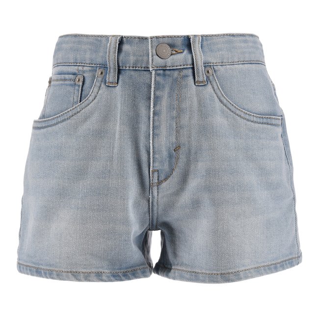 Short en jean bleu jean clair <span itemprop=