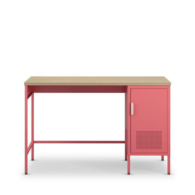 Bureau 1 porte en métal L120cm- ADEL - DRAWER