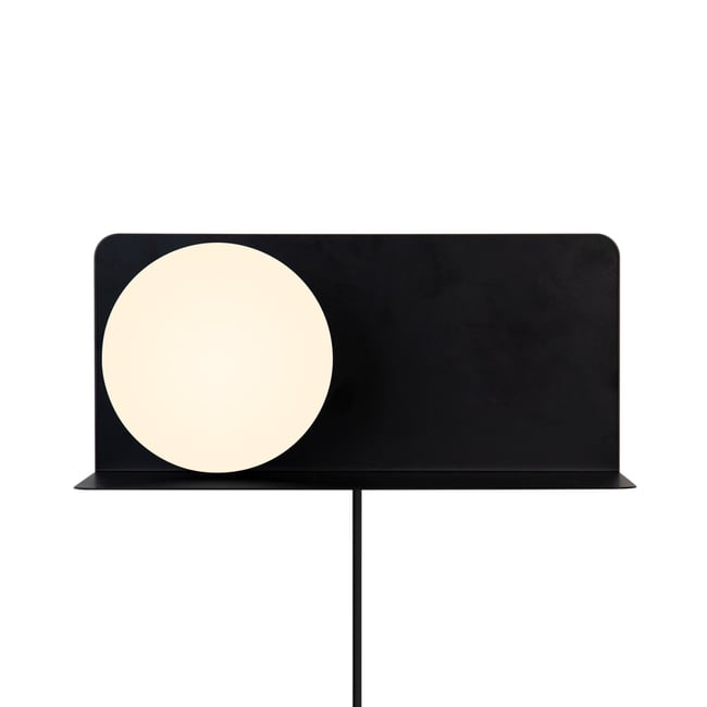 Applique et étagère minimaliste, chambre enfant en métal et verre, LILIBETH - NORDLUX