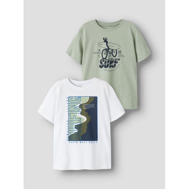 T-Shirt bright white <span itemprop=