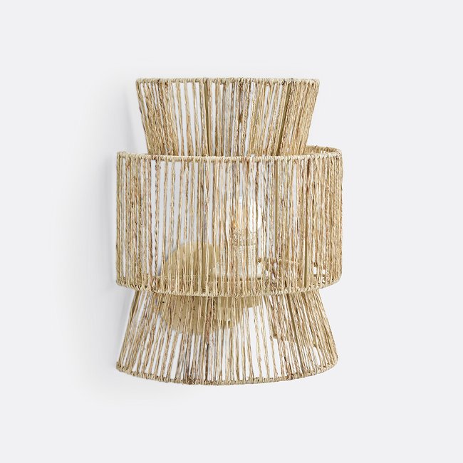 Yaku 30cm Hemp Wall Light, natural, LA REDOUTE INTERIEURS