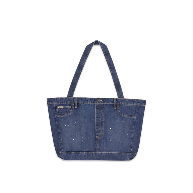 Gj X Minions Sac Tote En Denim bleu <span itemprop=