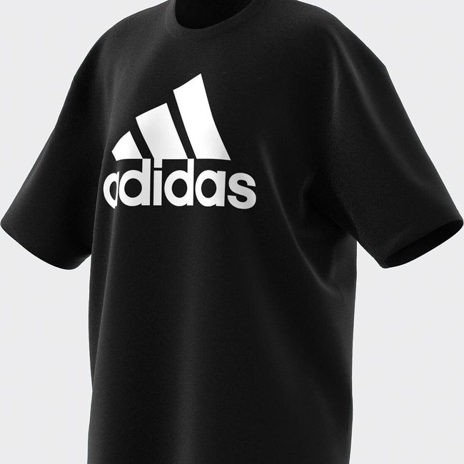 Essentials cotton boyfriend t shirt black Adidas Sportswear La Redoute