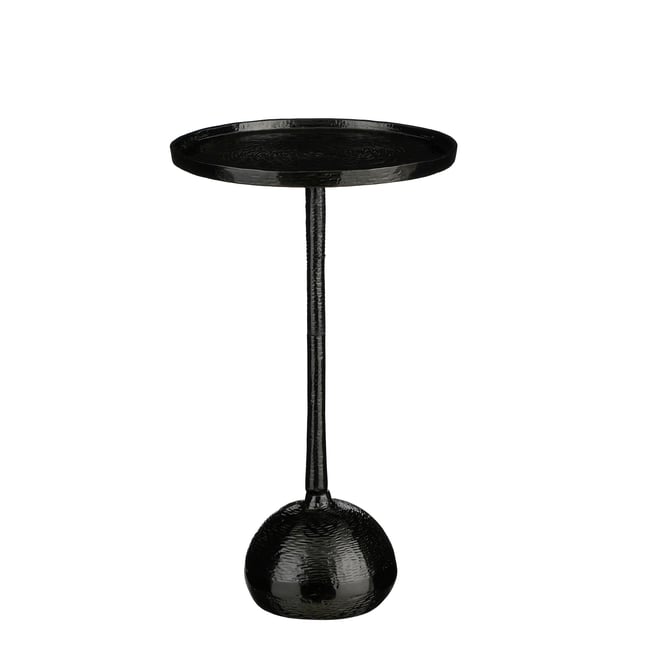 Table d'appoint Ø34 cm COLIN Couleur noir <span itemprop=