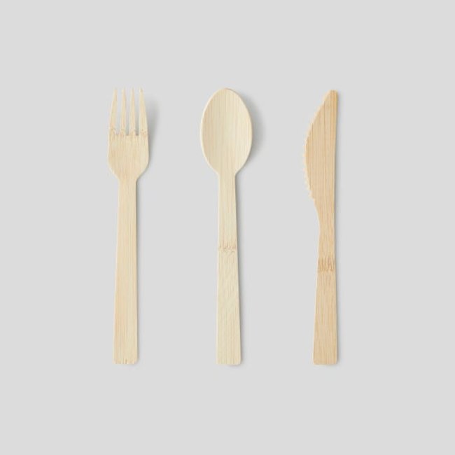 Ménagère, 36 pièces, couverts en bambou - MONOPRIX MAISON