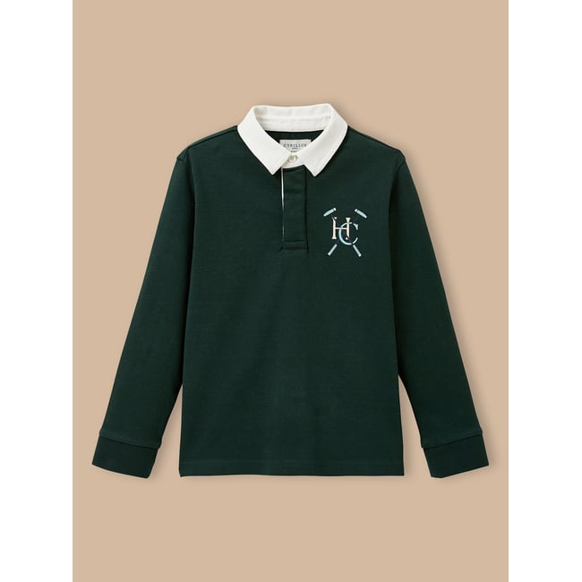 Polo rugby vert anglais <span itemprop=