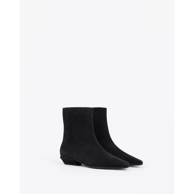 Bottines à petit talon en daim TAMY - MI MAI