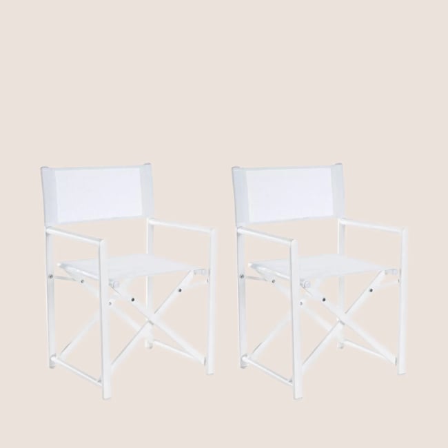 Chaises de metteur en scène pliables d'extérieur (lot de 2) - CABOURG - HELLIN, DEPUIS 1862