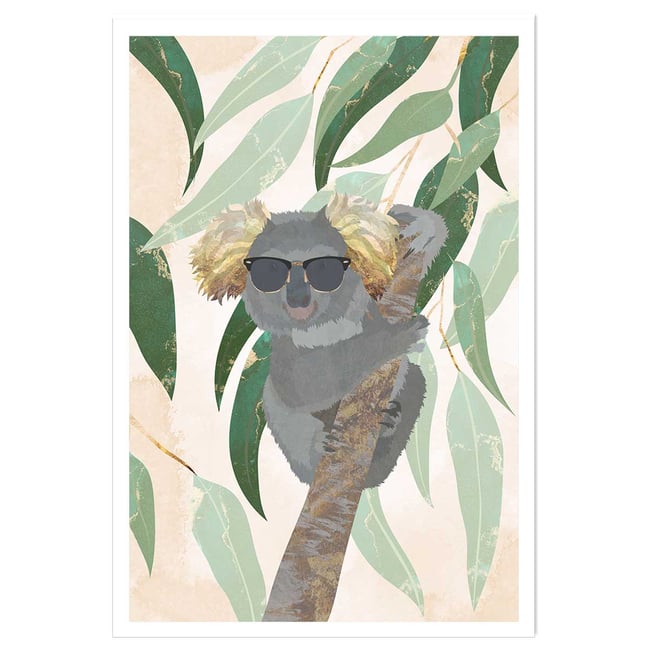 Affiche enfant cool koala - HEXOA