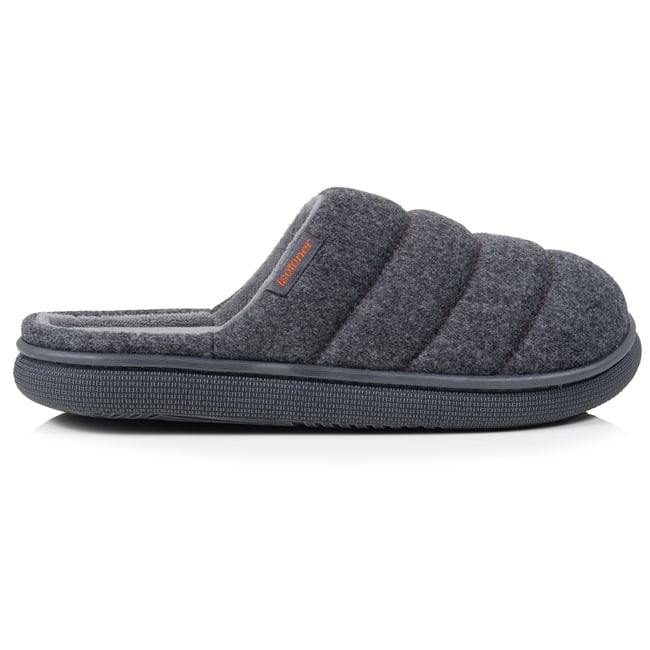 Chaussons Mules gris <span itemprop=