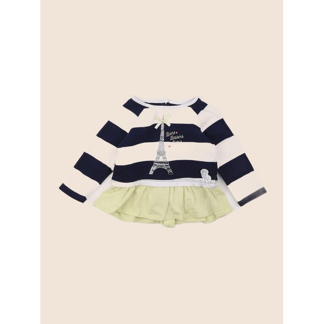 Tee-shirt - Bon état bleu <span itemprop=