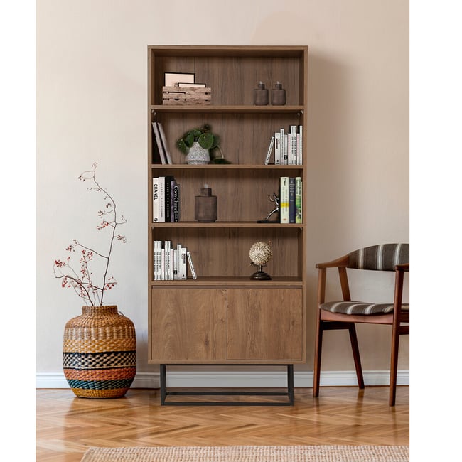 Полка для книг, Rea / Реа черный SO'HOME