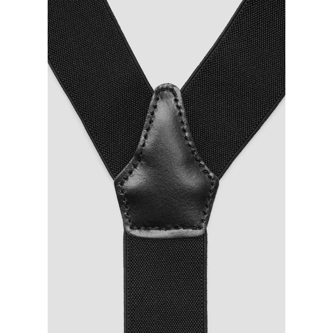 Bretelles élastiques réglables noir <span itemprop=