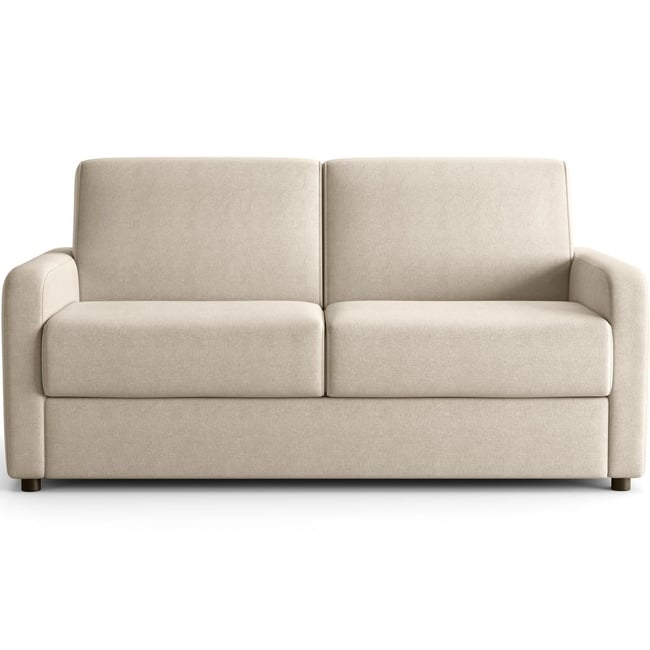 Canapé droit convertible 3 places en tissu chenille - ouverture express - LUMIO - HOMIFAB