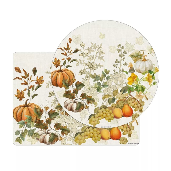 Set vinyle DELICES D'AUTOMNE potiron <span itemprop=