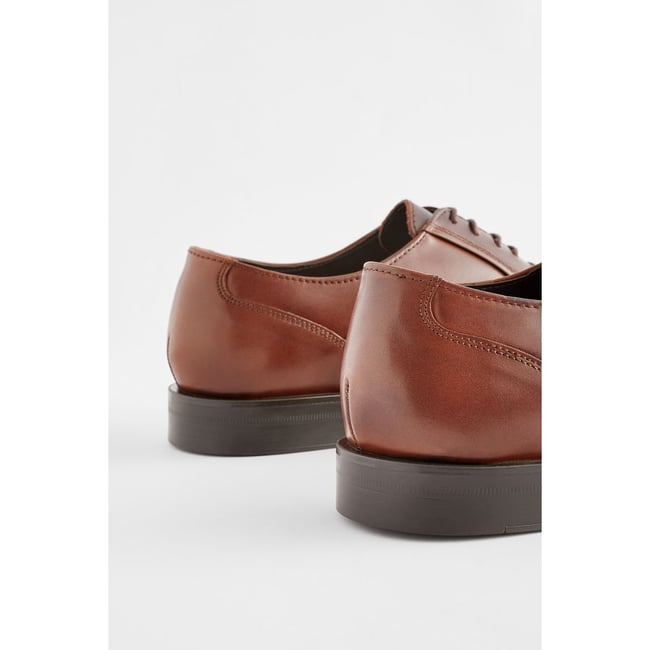 Chaussures Oxford à Plateforme En Cuir Pour Femme - Bout Rond, Lacets, Confortables