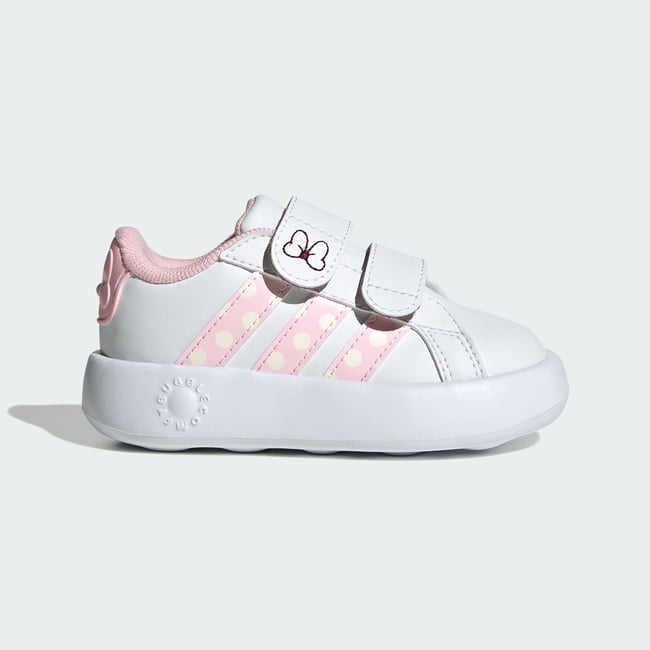 Chaussure Adidas Disney Minnie Mouse Grand Court Enfants Chaussure Adidas Disney Minnie Mouse Grand Court Enfants cloud white / clear pink / chalk white <span itemprop=