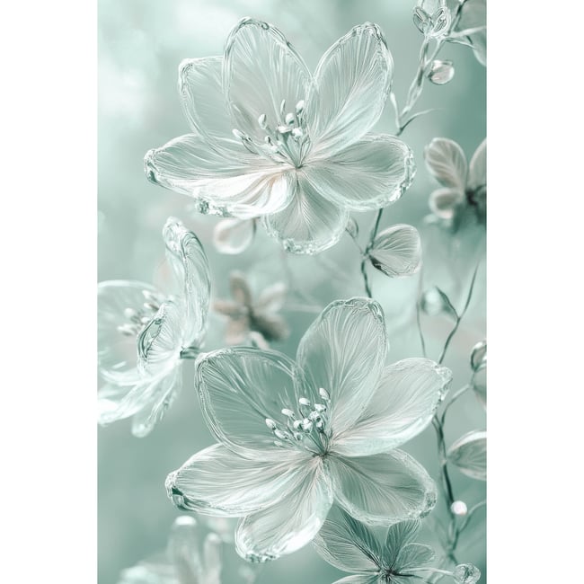 Tableau Sur Toile Abstraction Florale Subtile CHARME ROMANTIQUE Couleur tableaux sur toile-blanc <span itemprop=