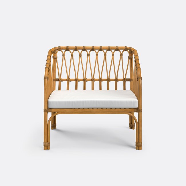 Vintage zitbank in rotan voor kinderen, Malu <span itemprop=